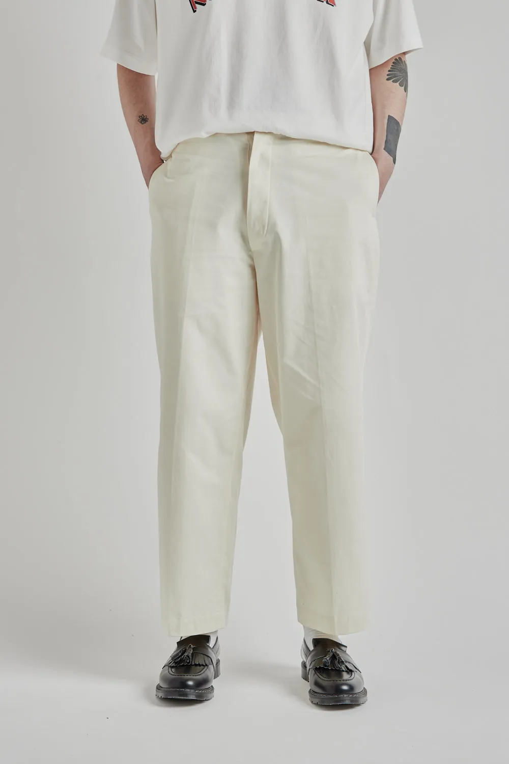 2046D Chino Pants - Ivory