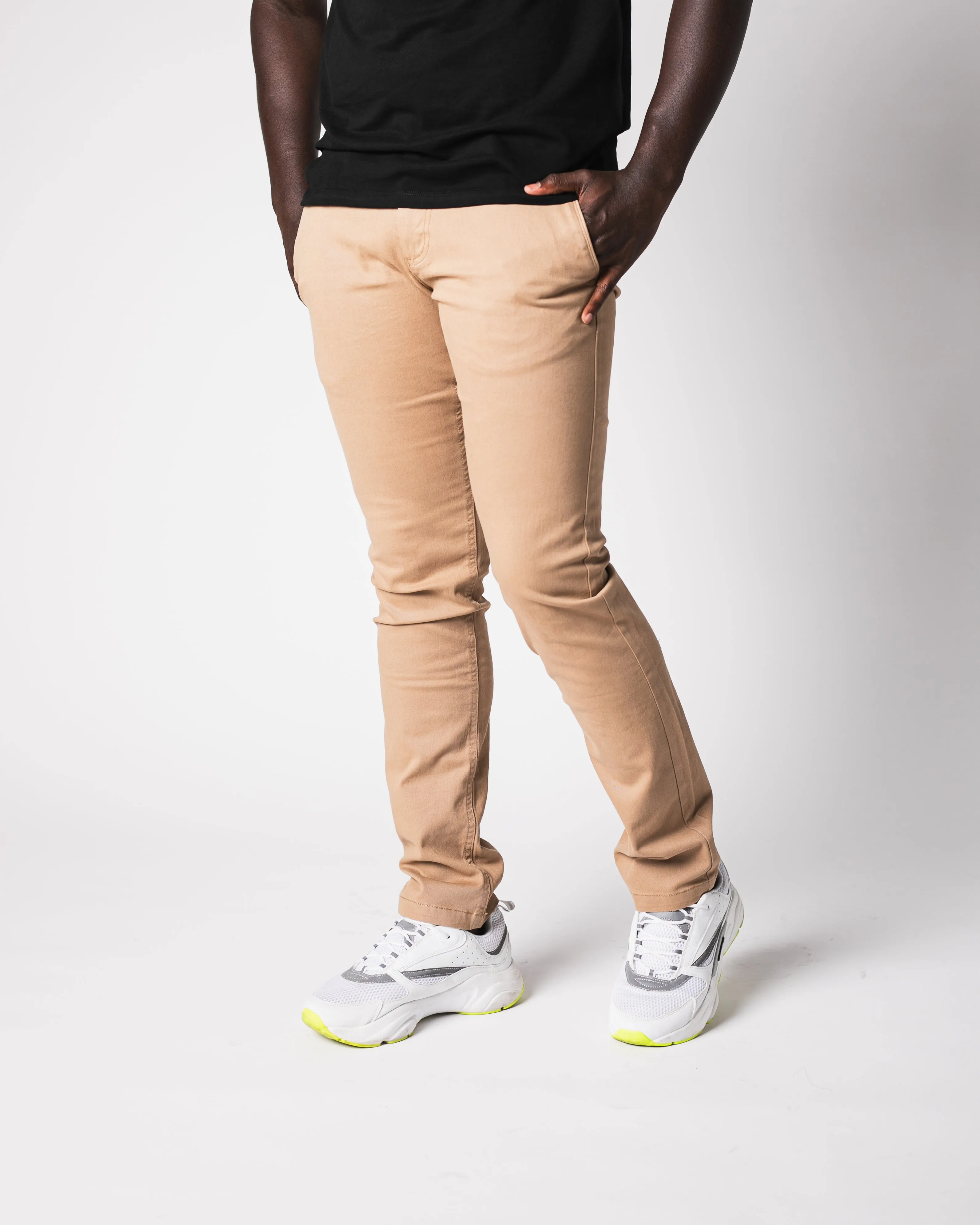 ALEXANDER TROSUER SLIM-FIT | BEIGE