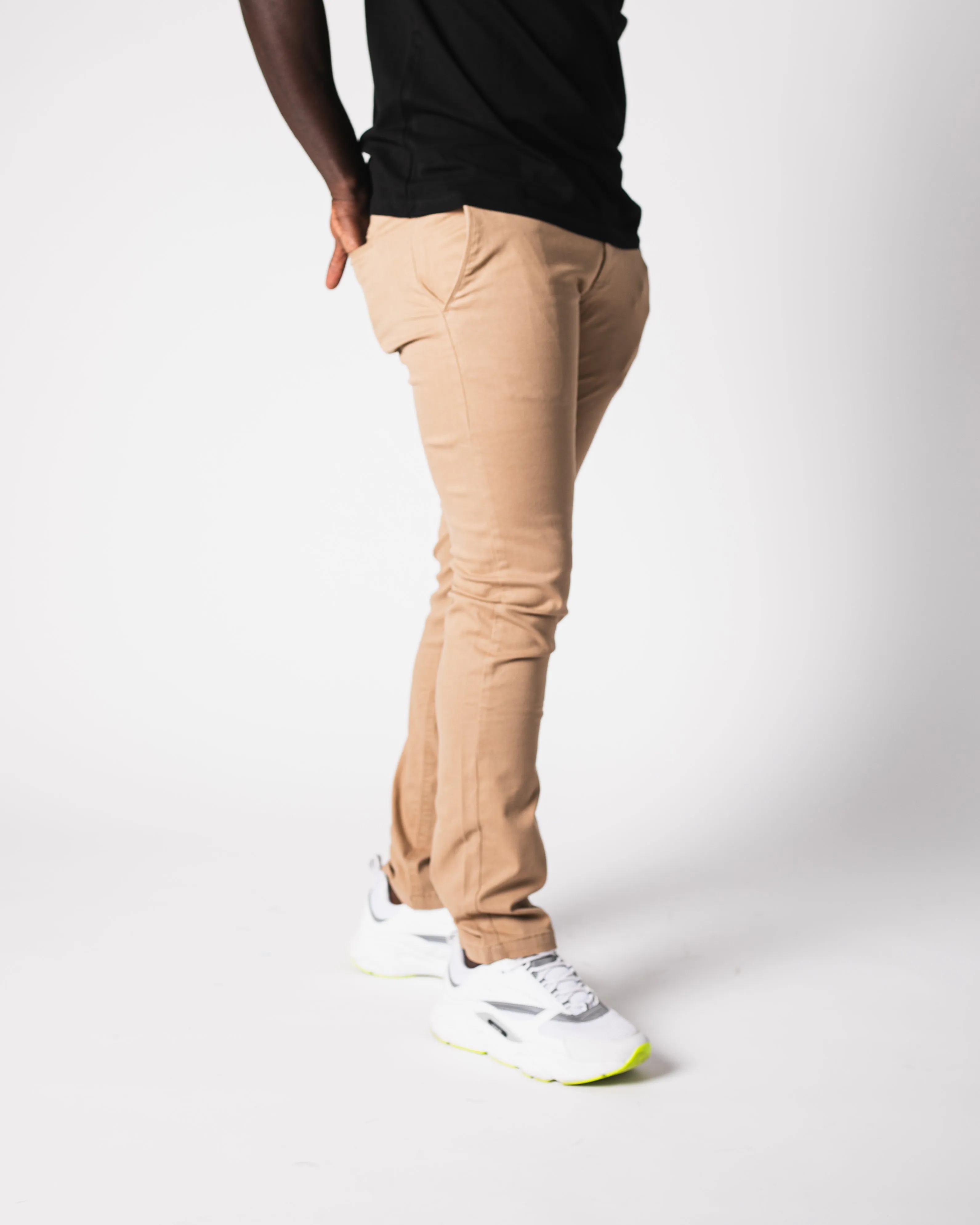 ALEXANDER TROSUER SLIM-FIT | BEIGE