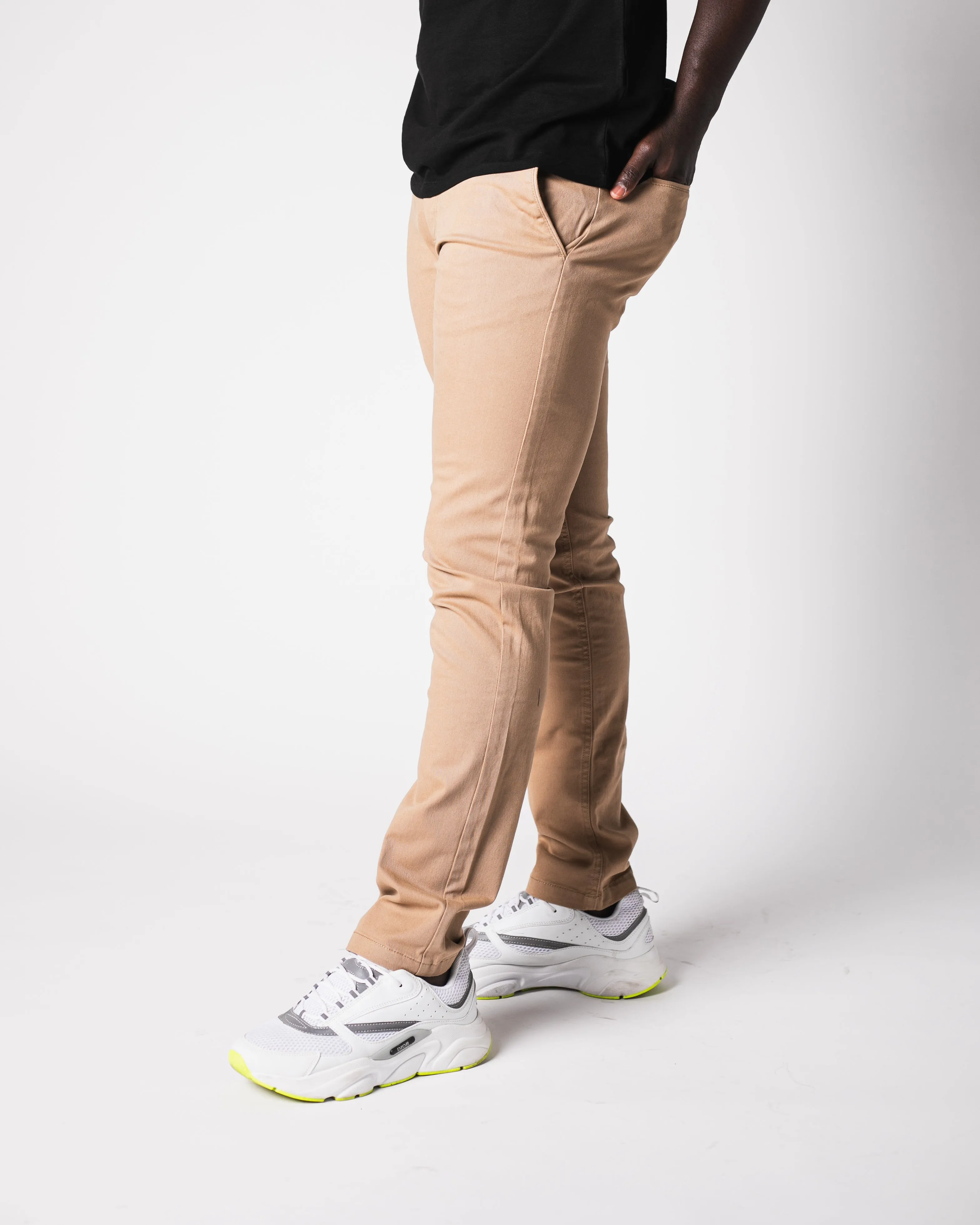 ALEXANDER TROSUER SLIM-FIT | BEIGE