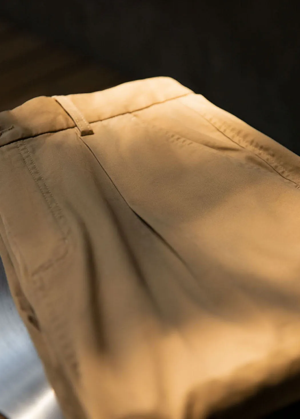 American Casual Brushed Stretch Slim Tapered Men's Trousers