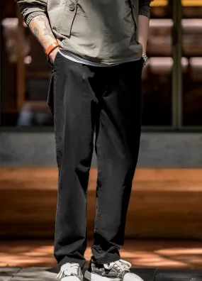 American Casual Brushed Stretch Slim Tapered Men's Trousers