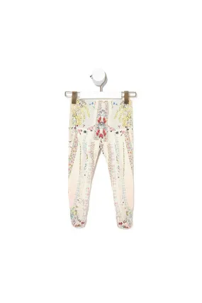 BABIES LEGGING WITH FEET PINK LEMONADE