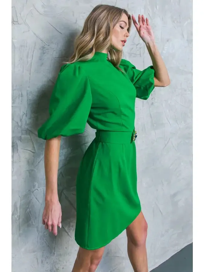 Belted Mini Dress