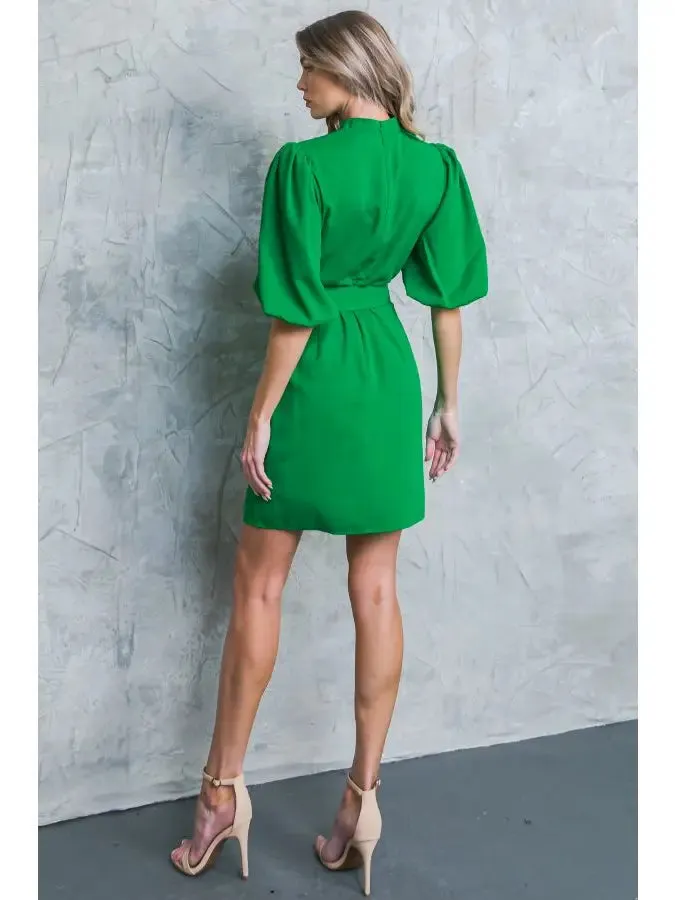 Belted Mini Dress