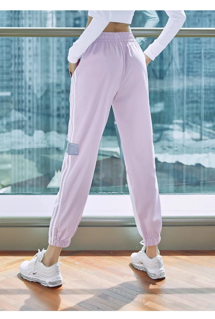 BOOPDO LOLI DESIGN THREE STRIPE TRACK PANTS