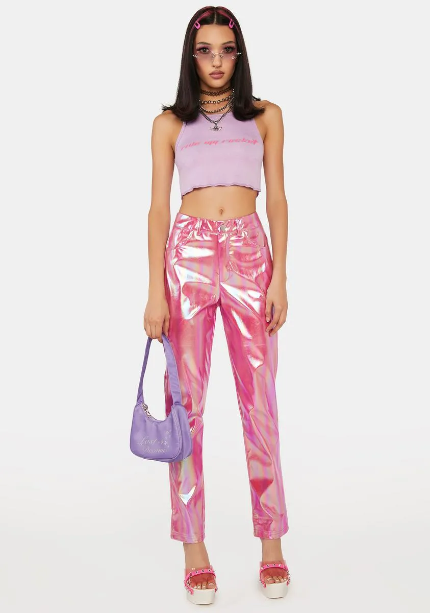 Candy Electric Feel Iridescent Pants