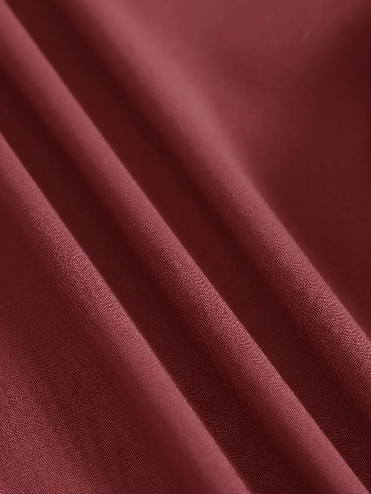 Dark Red High Waisted Leggings 25”
