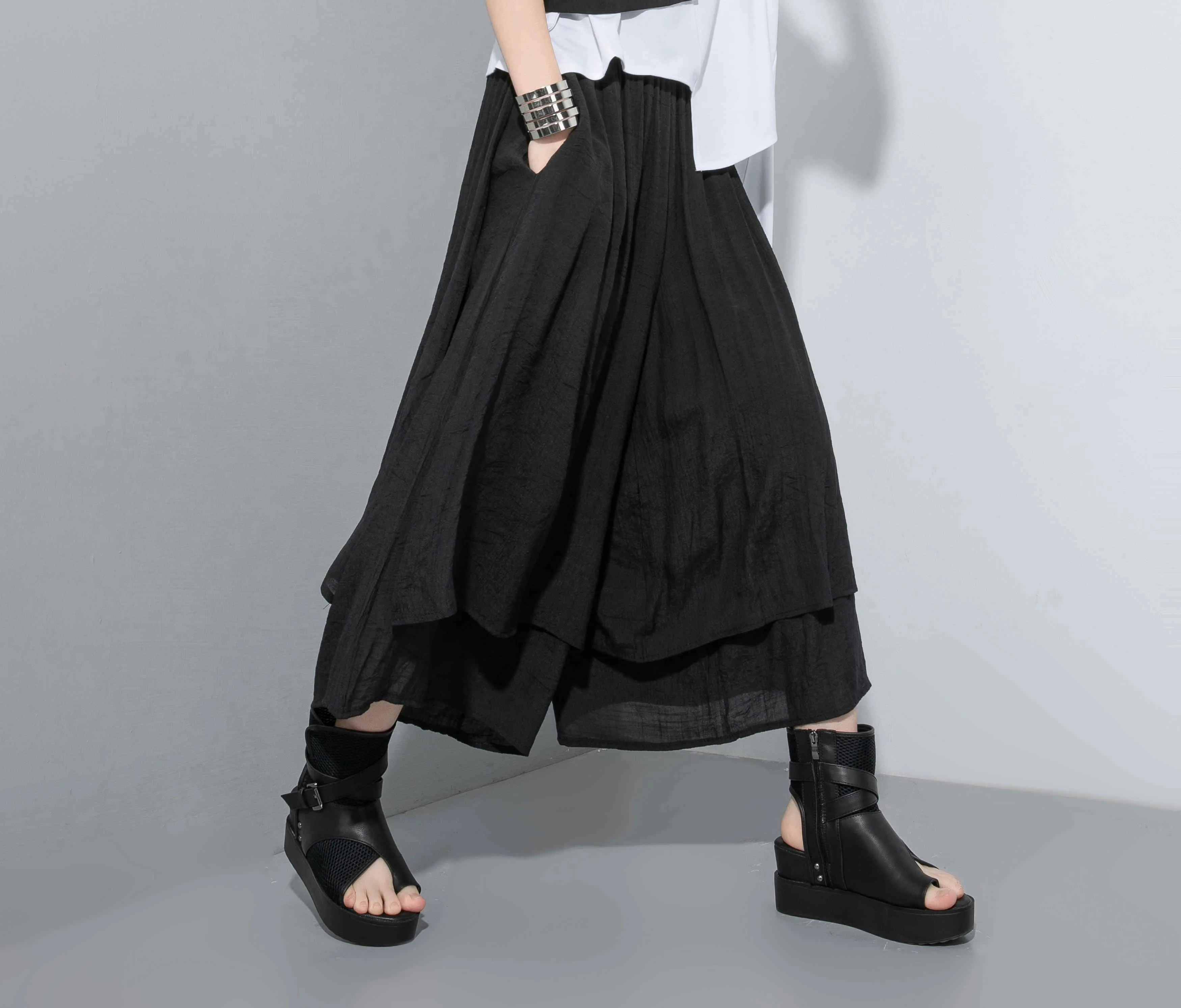 ellazhu Culottes Gaucho Pants GY2416