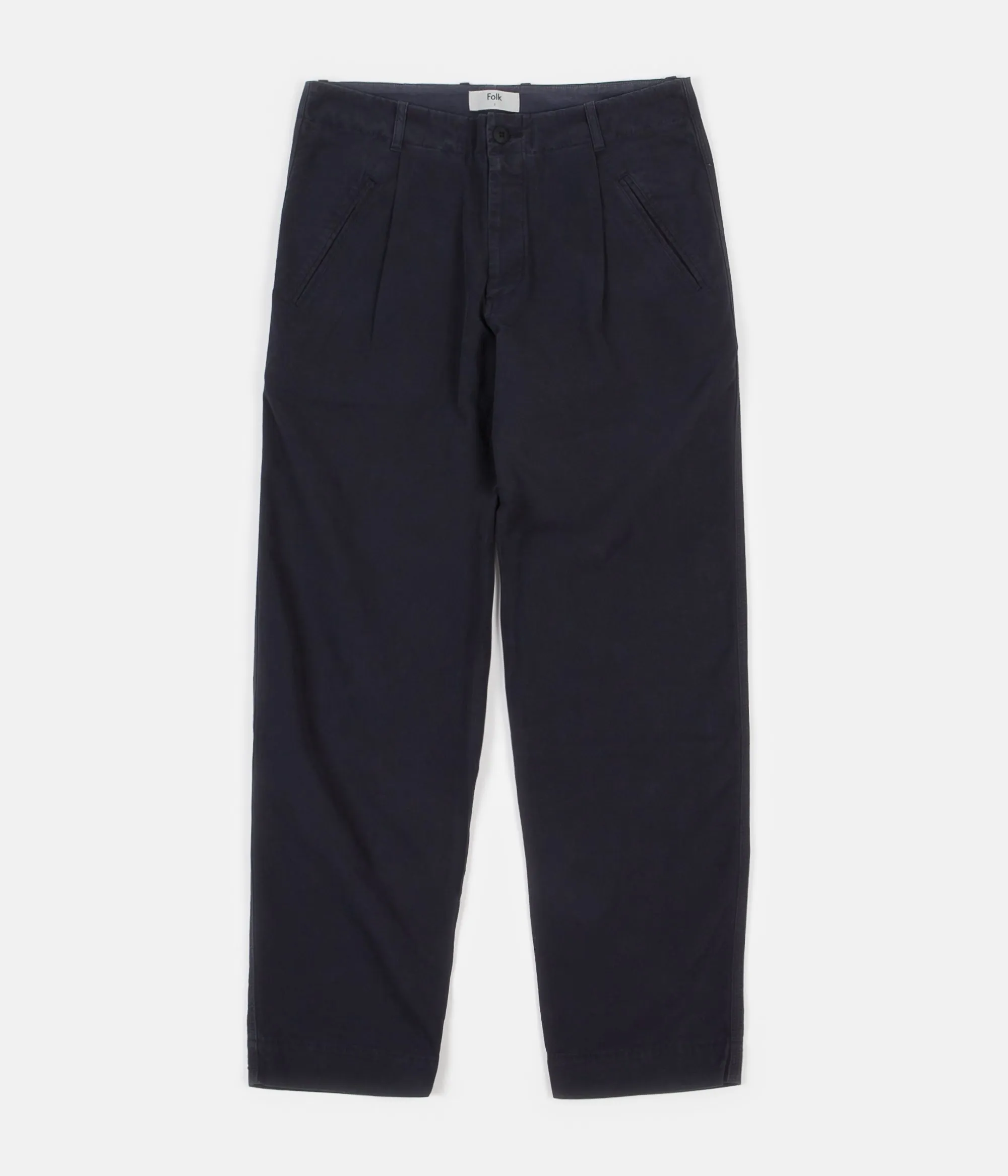 Folk Assembly Trousers - Washed Navy