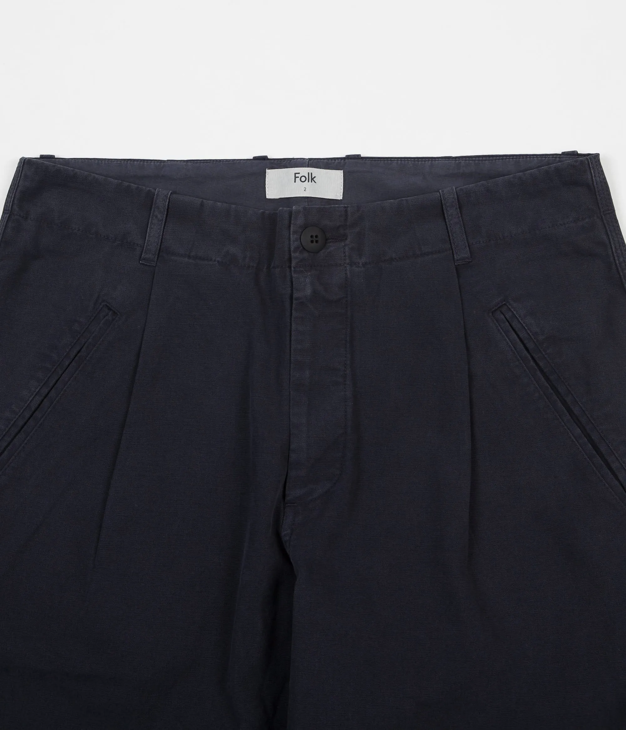 Folk Assembly Trousers - Washed Navy