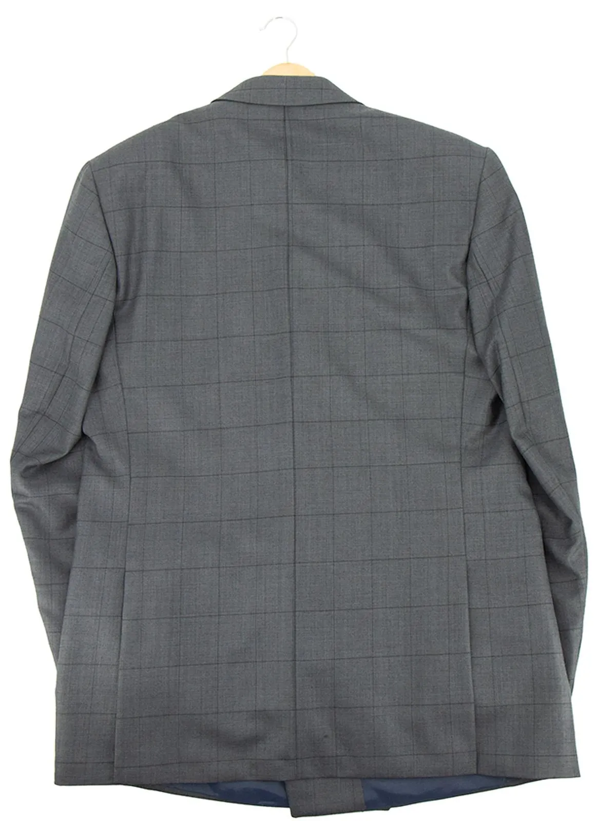 Grey Pure Wool Deadstock 1940s Style Demob Suit