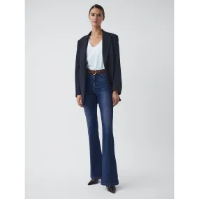 High Rise Blue Flared Jeans