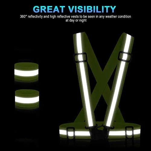 High Vis Reflective Vest - Black