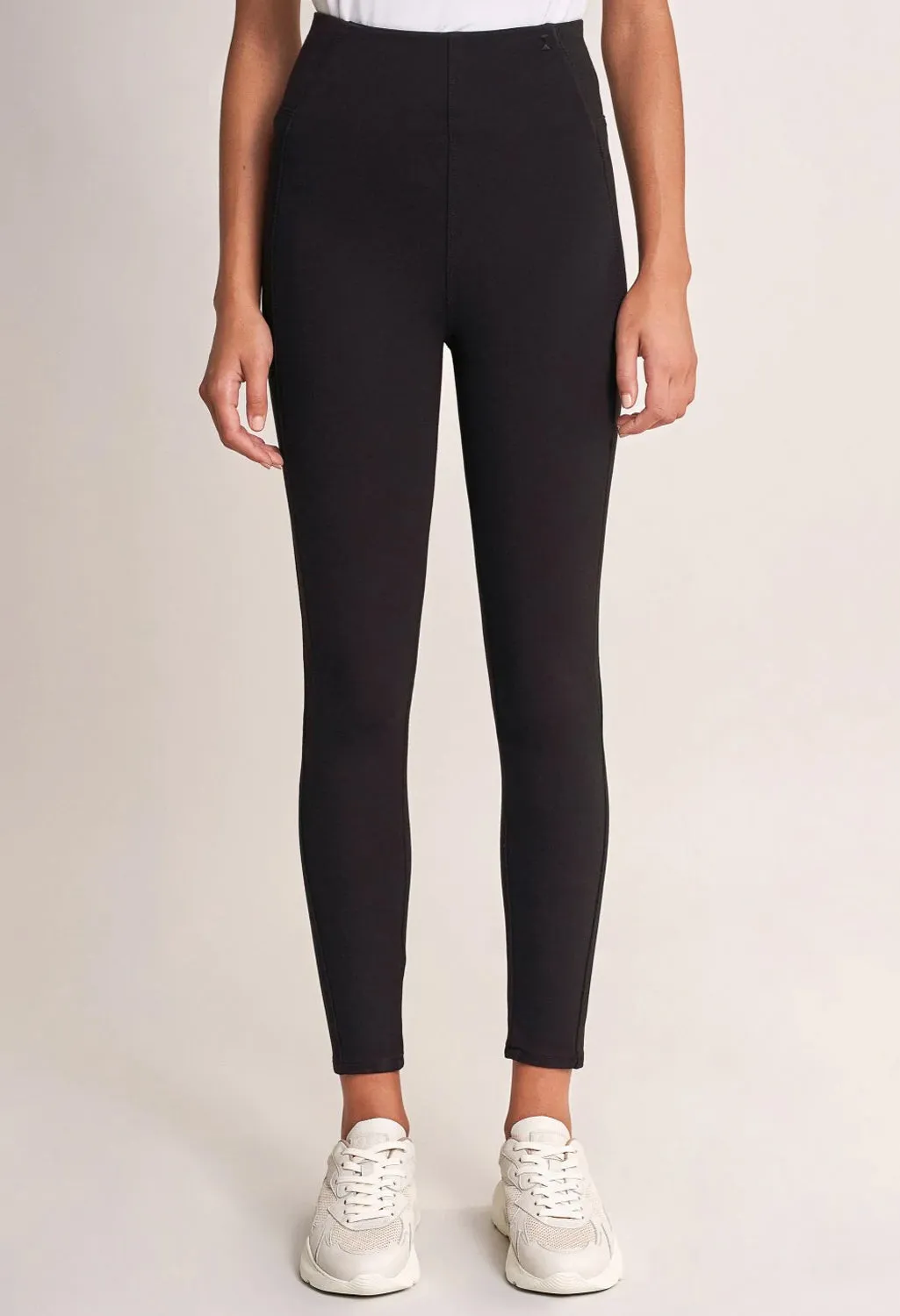 High Waisted Black Jeggings