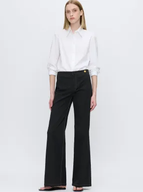 JANE Organic Stretch Twill Pant Black