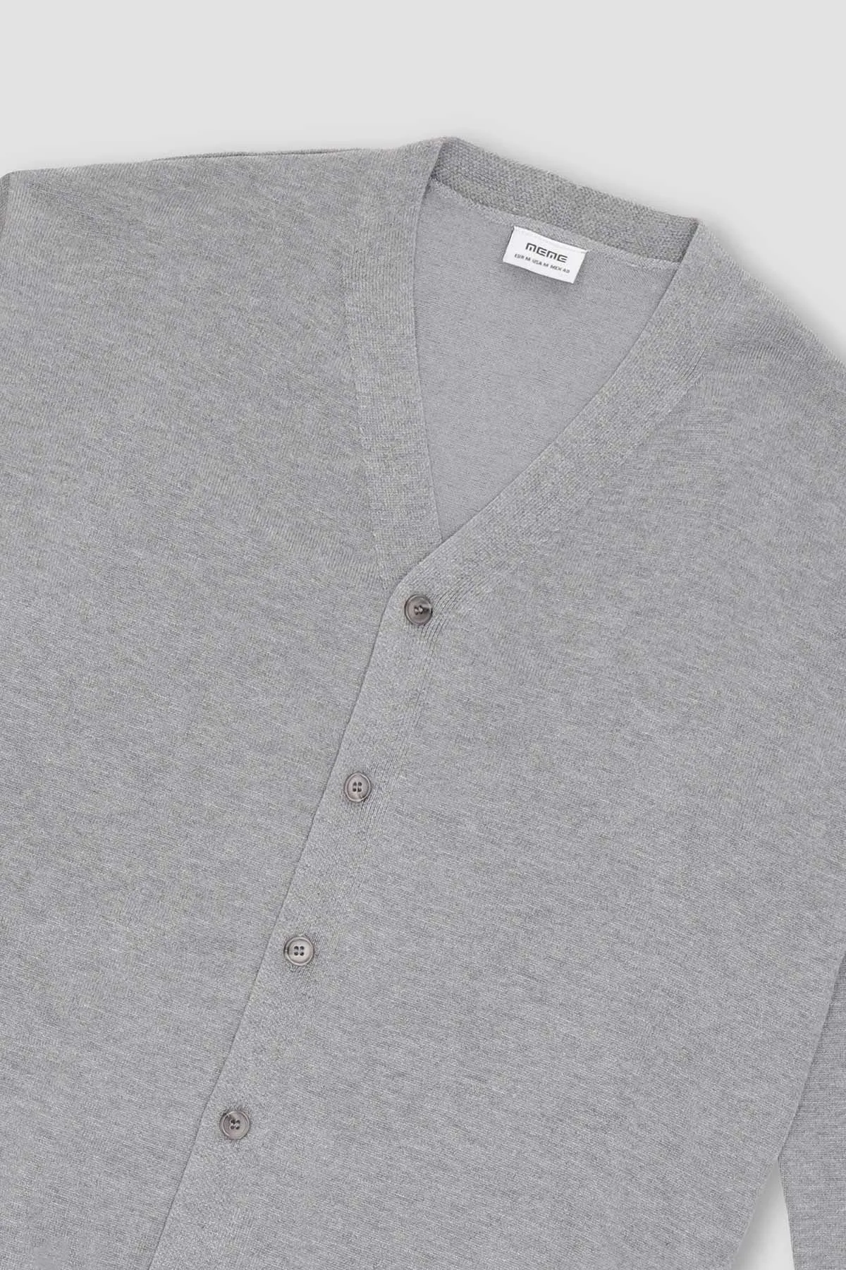 Jonas Cardigan For Men - Grey Melange