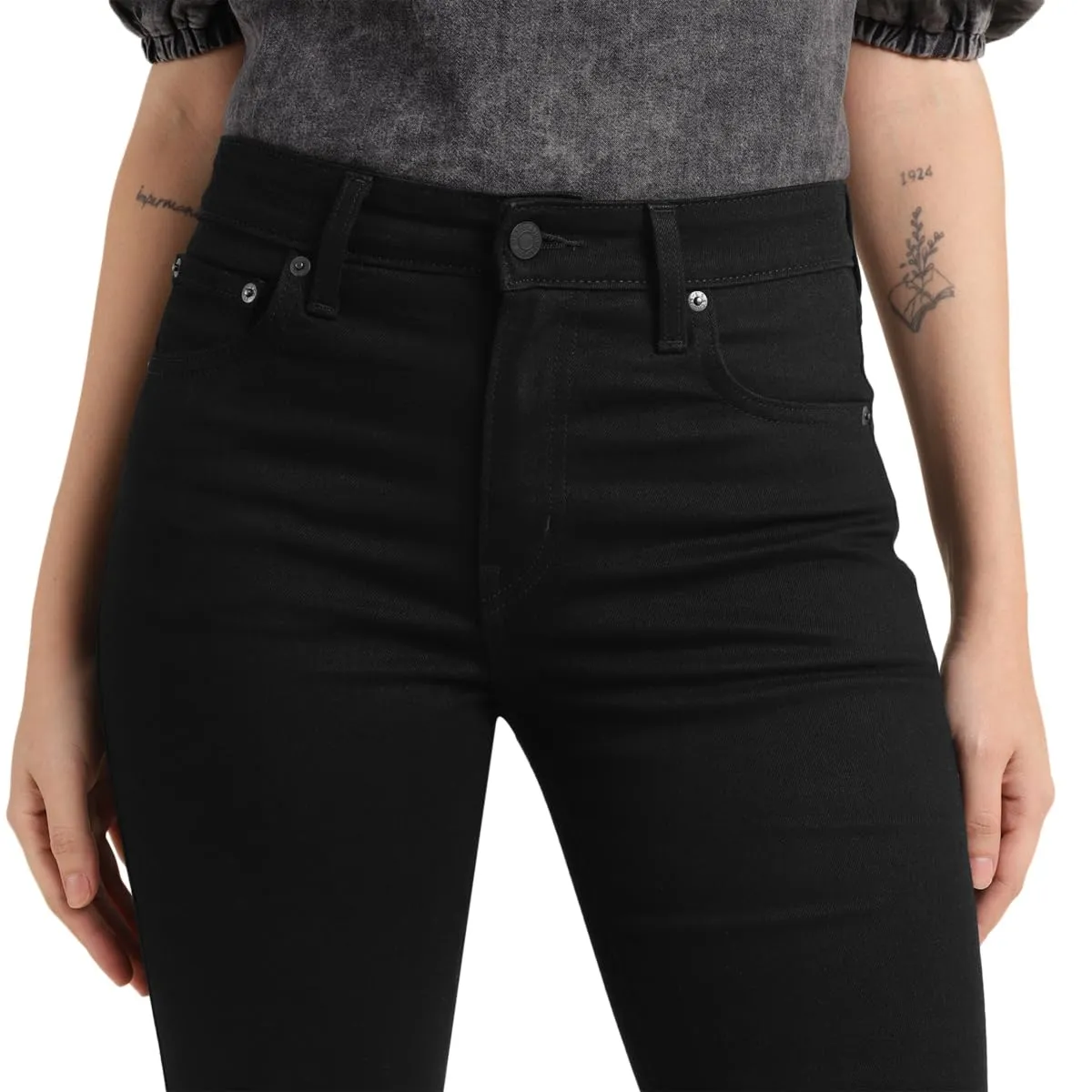 Levi's Women's Tailored Jeans (A3940-0021_Black