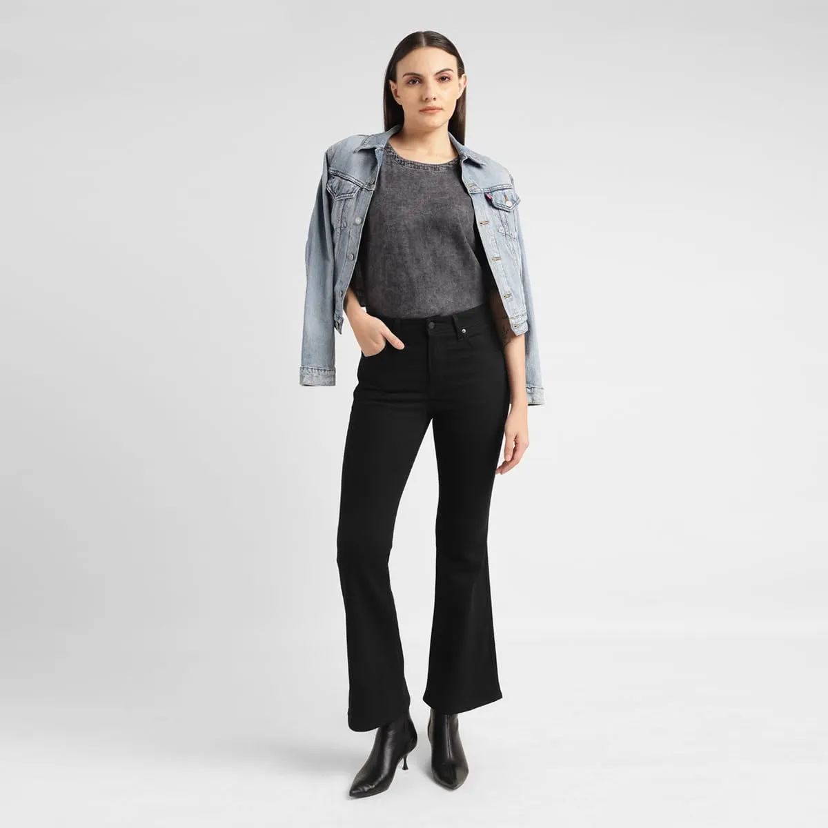 Levi's Women's Tailored Jeans (A3940-0021_Black