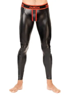 Men's Leggings in Black & Red