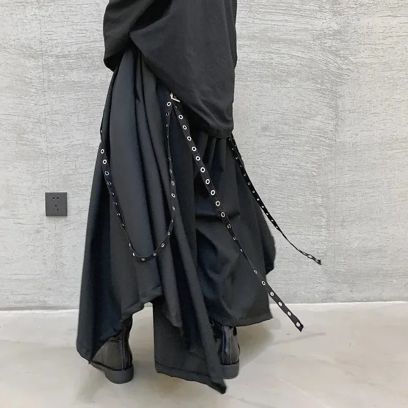 Men’s Ribbon Dark Pants for Halloween