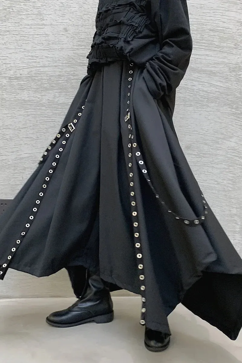 Men’s Ribbon Dark Pants for Halloween