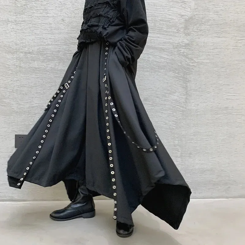 Men’s Ribbon Dark Pants for Halloween