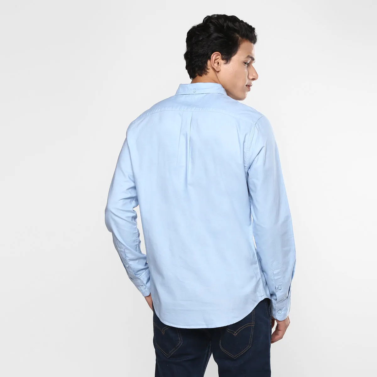 Men's Solid Regular Fit Shirt