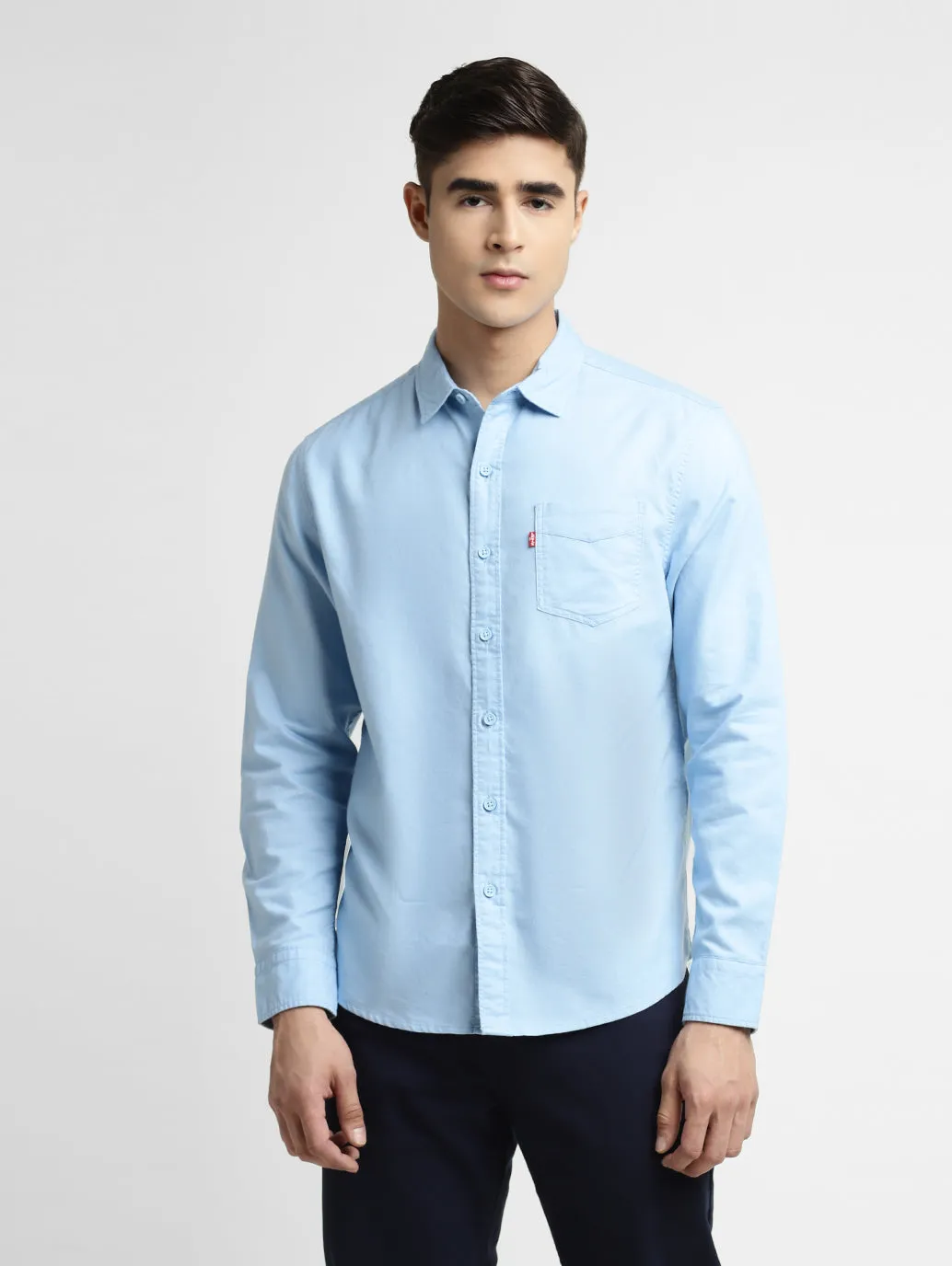 Men's Solid Regular Fit Shirt