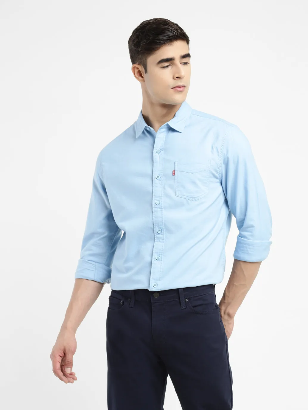 Men's Solid Regular Fit Shirt