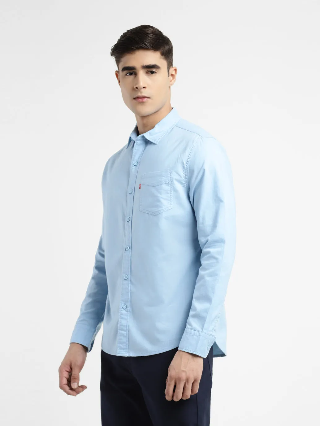 Men's Solid Regular Fit Shirt