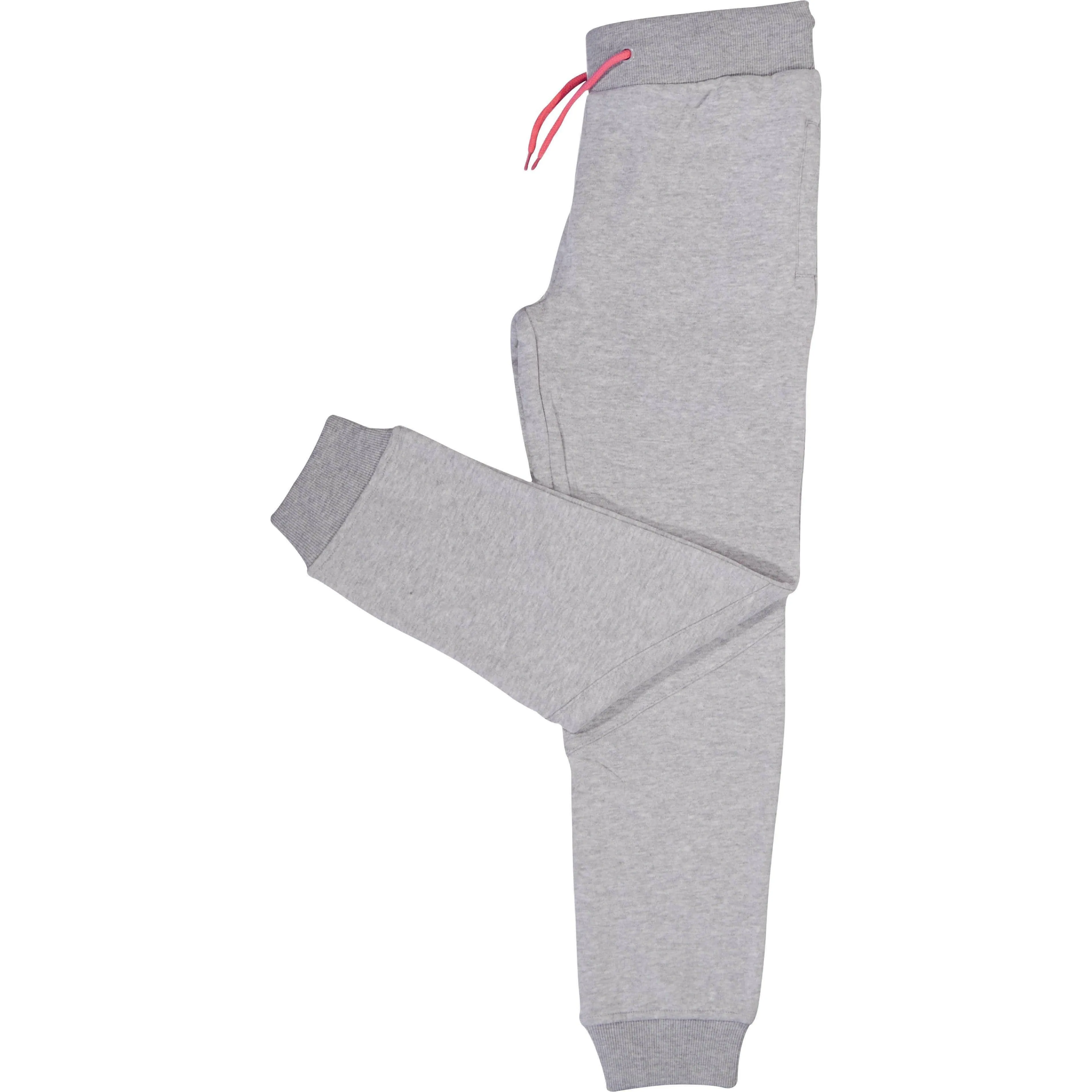 More Mile Fleece Girls Joggers - Grey