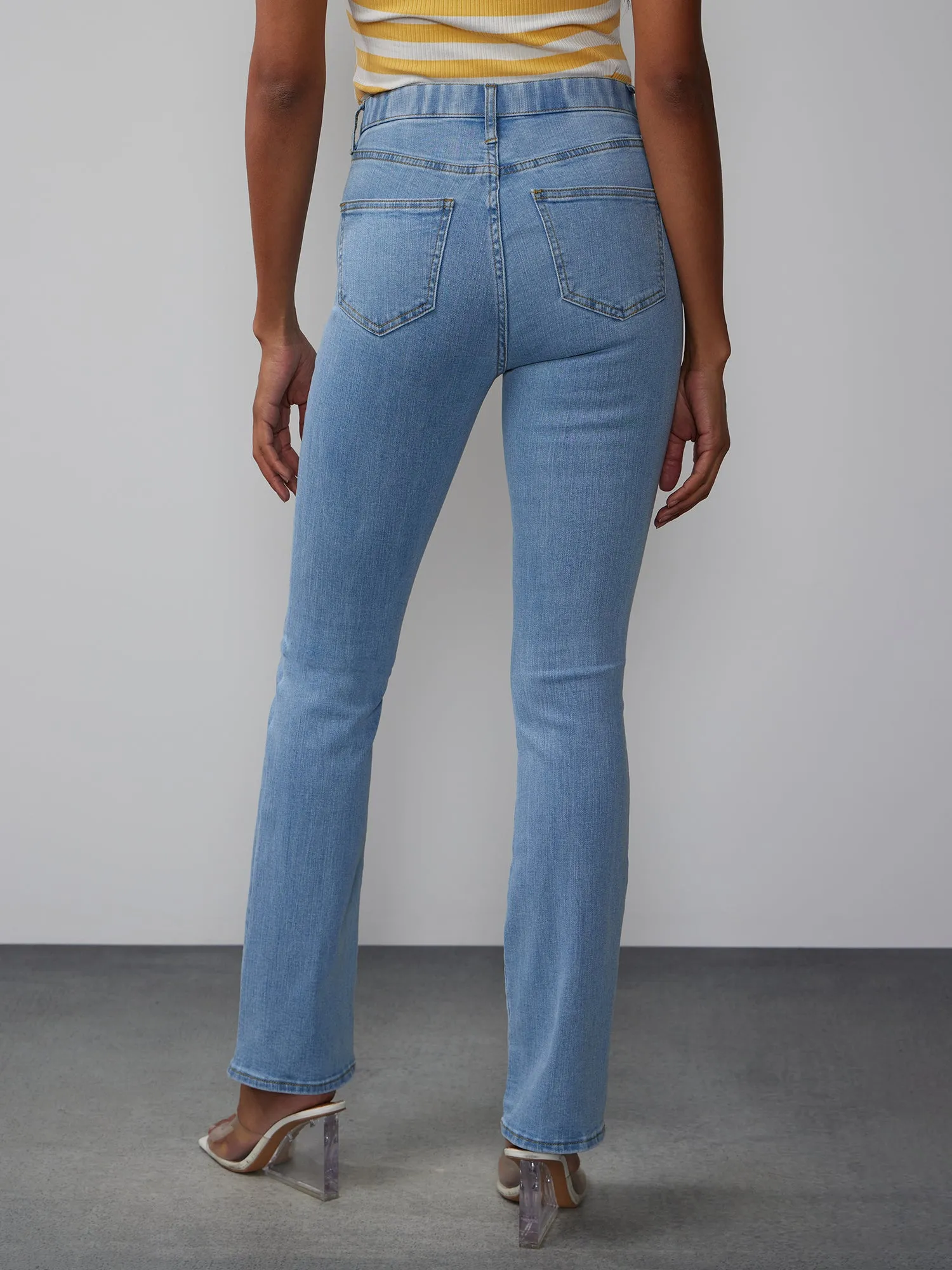 Petite High Rise Essential Bootcut Jeans