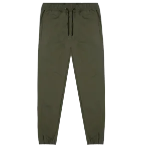 RICHIE LE NYLON WARM UP TRACK PANT OLIVE - RLC-439