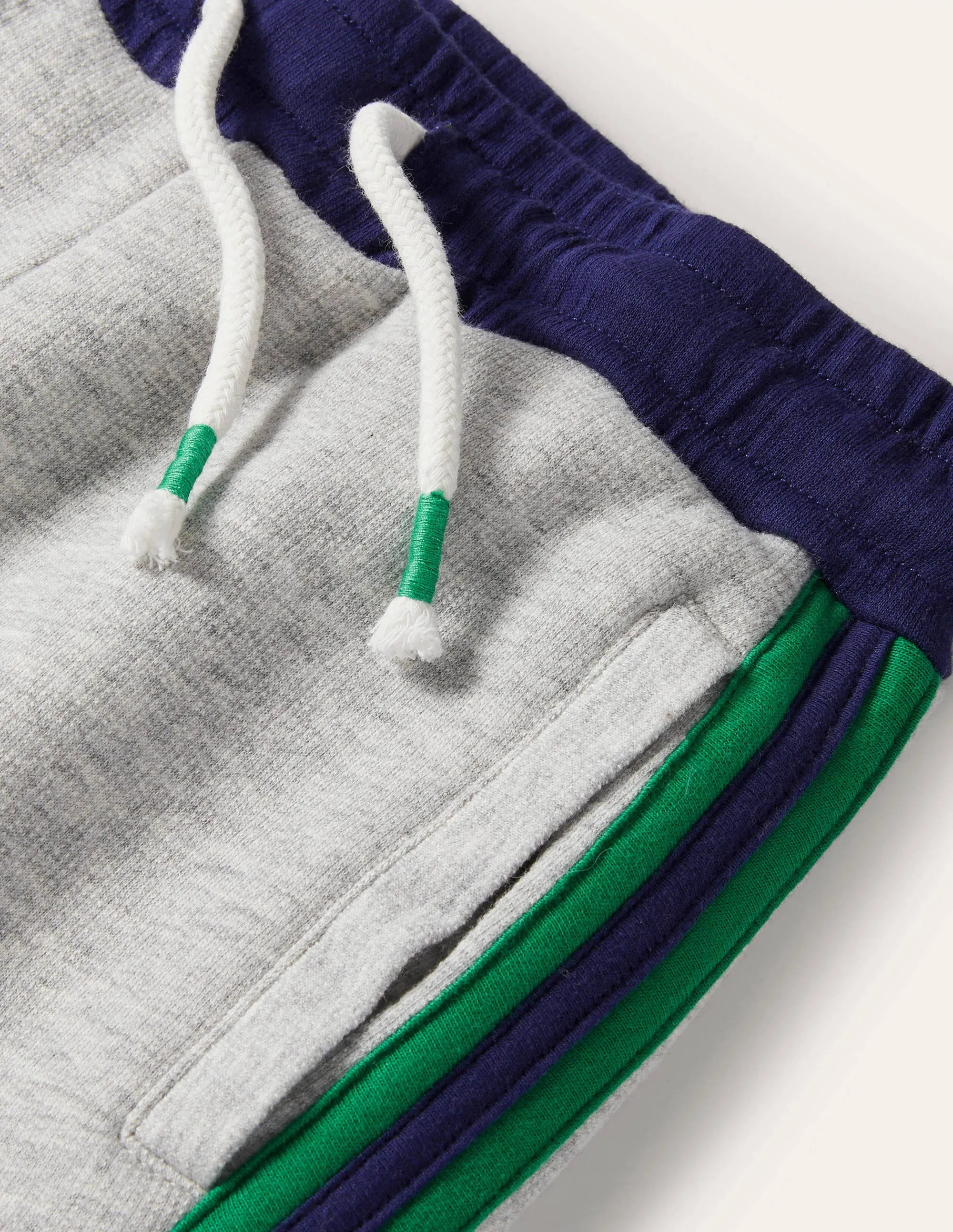 Shaggy-lined Joggers-Grey Marl