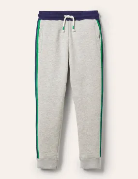Shaggy-lined Joggers-Grey Marl
