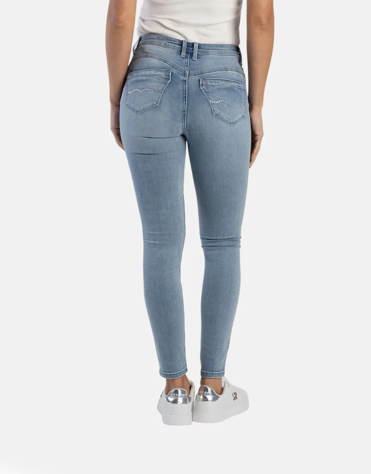 Sissy Boy Mid Waist Basic Skinny