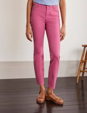 Slim Straight Ankle Skimmers-Berry Sorbet