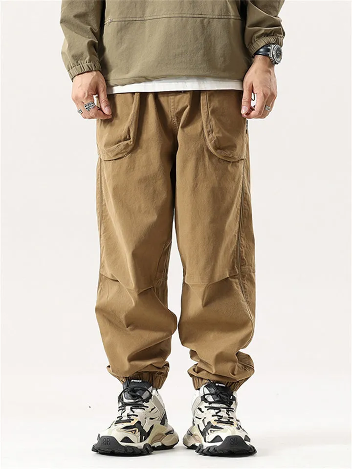 Spring Autumn Wearable Cargo Pants for Male
