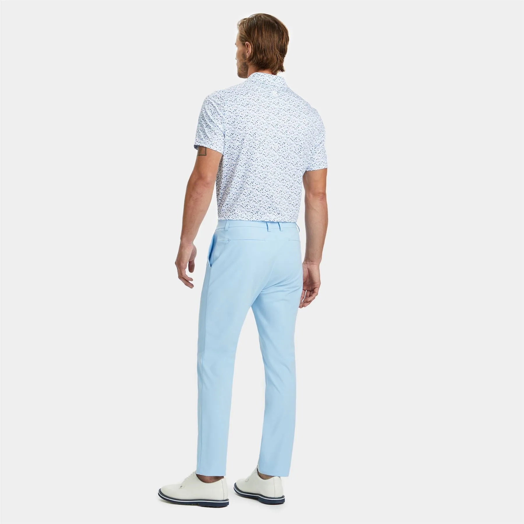 Tech Tour 4-Way Stretch Slim Leg Chino Trousers Baja - SS24