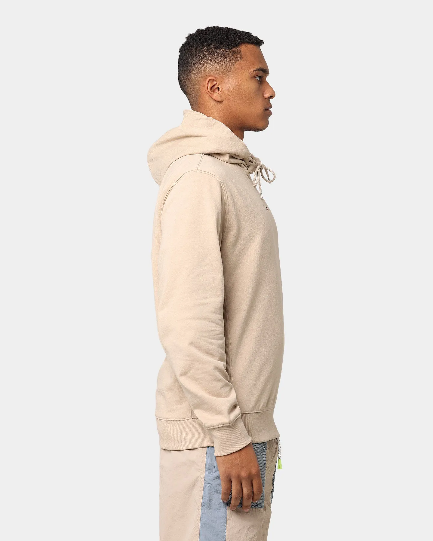Tommy Jeans Gel Straight Logo Hoodie Soft Beige