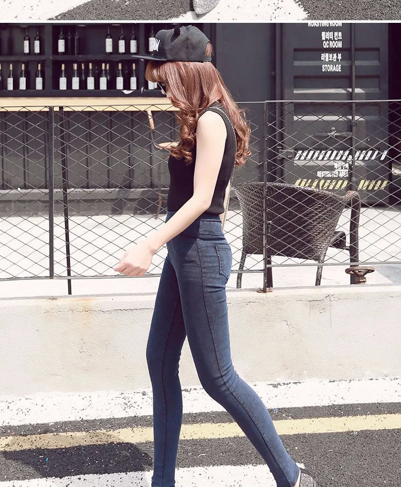 VenusFox Fashion Casual Skinny Stretch Denim Jeans