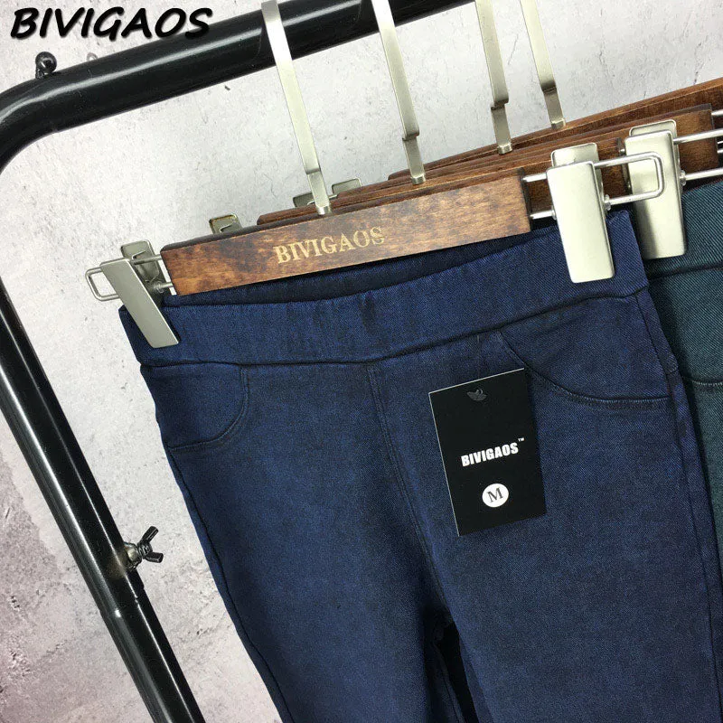 VenusFox Fashion Casual Skinny Stretch Denim Jeans