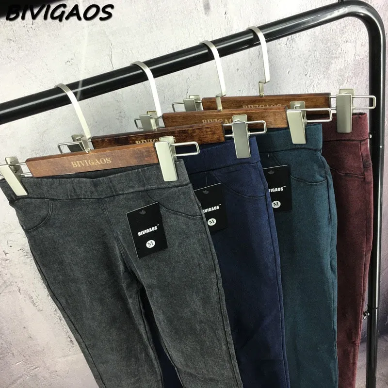 VenusFox Fashion Casual Skinny Stretch Denim Jeans