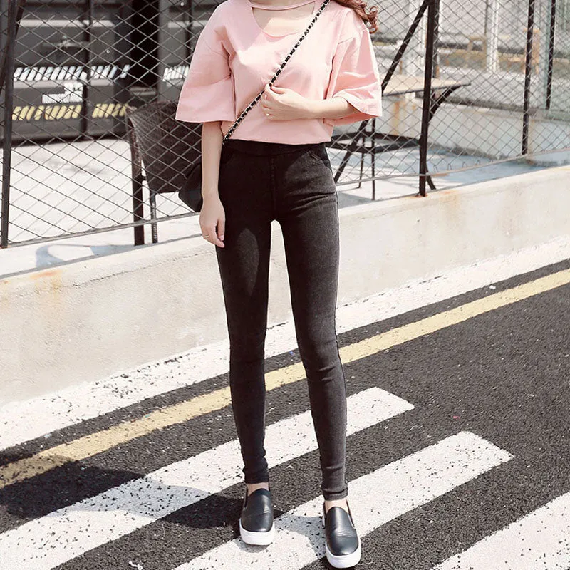 VenusFox Fashion Casual Skinny Stretch Denim Jeans