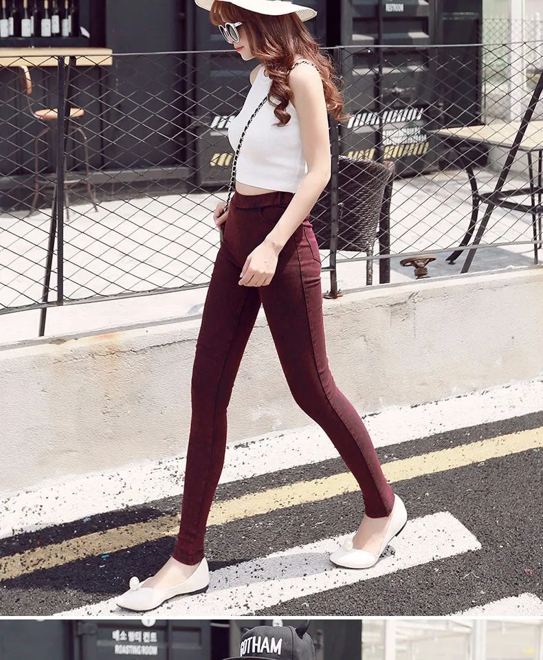 VenusFox Fashion Casual Skinny Stretch Denim Jeans