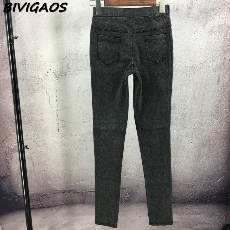 VenusFox Fashion Casual Skinny Stretch Denim Jeans