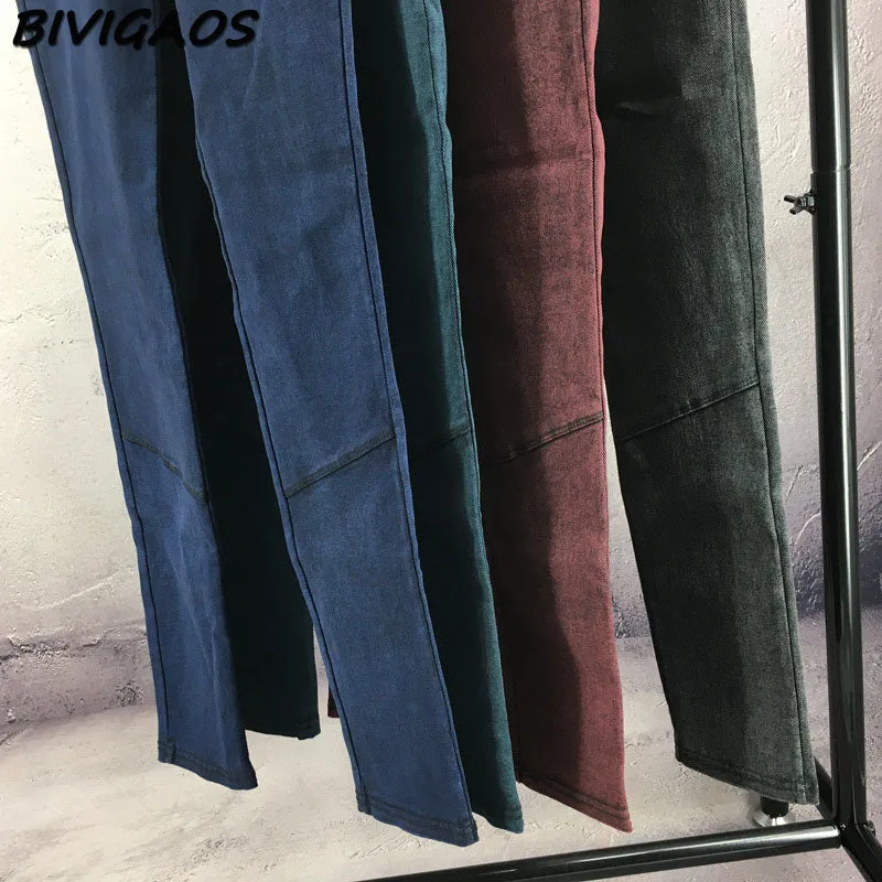 VenusFox Fashion Casual Skinny Stretch Denim Jeans