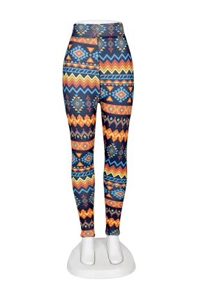 Women High-Rise Printed Leggings 80052 (EXTRA SMALL)
